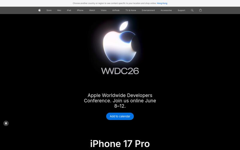 A cloned and rebranded Apple site