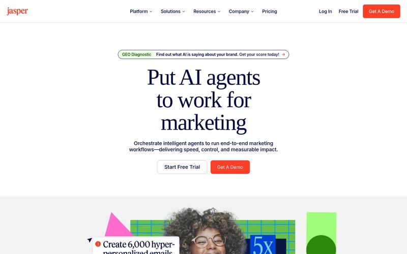 A cloned and rebranded Jasper site