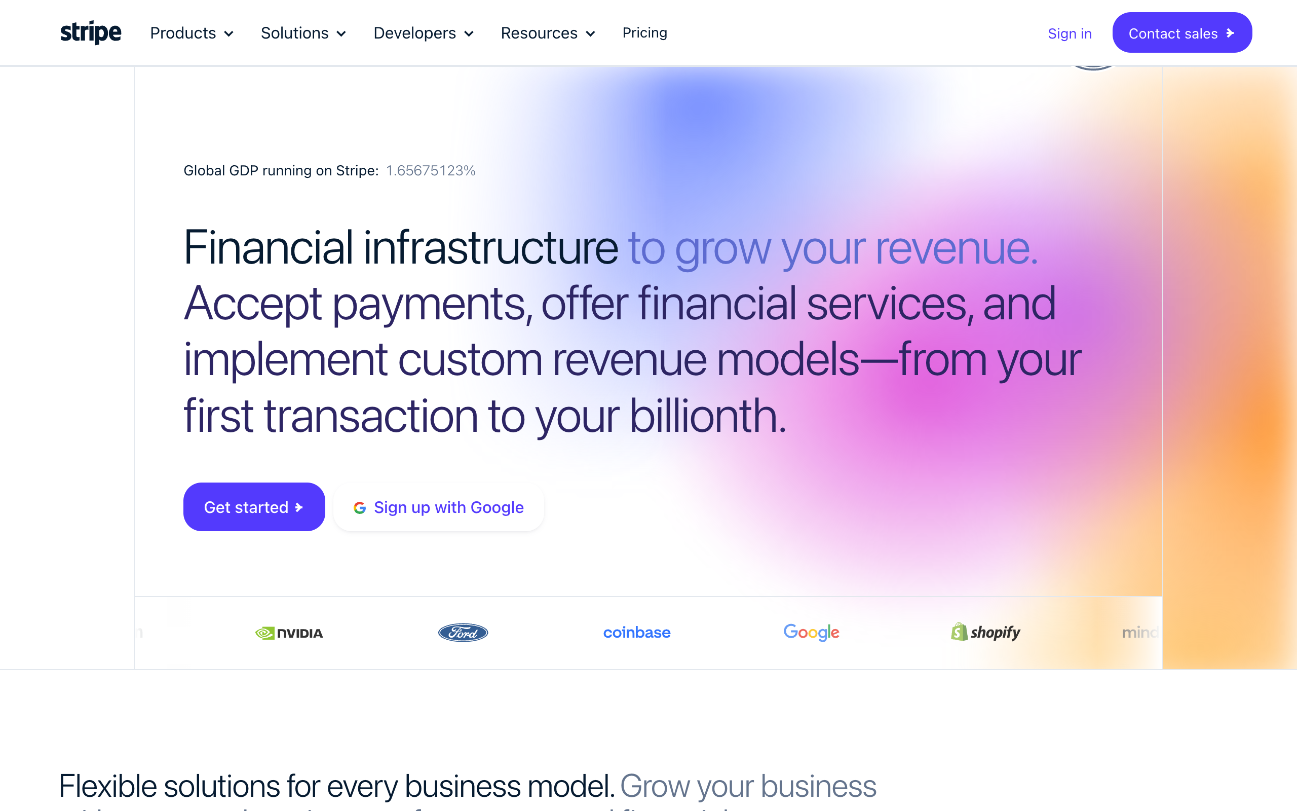stripe.com rebuilt by clonesite
